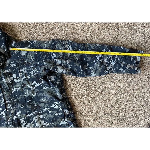 USN United States Navy Blue Digital Gore-tex NWU Parka Medium Short - Picture 7 of 9